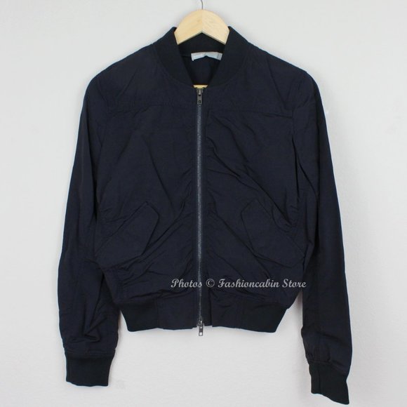 NWT Vince Shrunken Crop Bomber Jacket - Picture 2 of 15